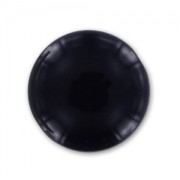 Flat rounded puck 18mm Navy Blue x1