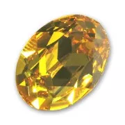 PureCrystal 4120 Oval Fancy Stone 8x6mm Sunflower