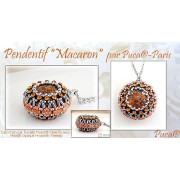 18mm Glass round cabochon by Puca® - Opaque Aqua Tweedy x1