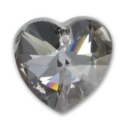PureCrystal 6228 Heart 28mm Crystal Silver Night x1|raw }}