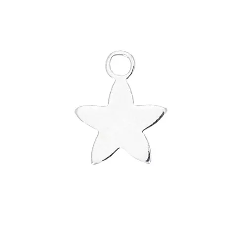 8x6mm 925 Sterling Silver Mini Star Charm x1