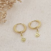 8x5mm 925 Sterling Silver Mini Moon Charm ? Gold Tone x1