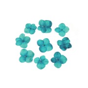 Board of dried and pressed hydrangea flowers for the DIY creation - Blue x1|raw }}