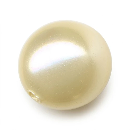 PureCrystal Half-drilled Pearl 5818 8mm Light Gold Pearl x1