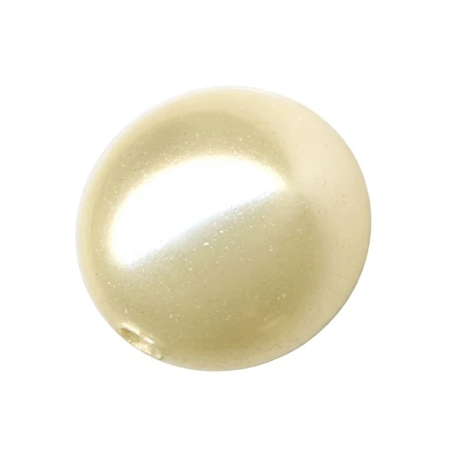PureCrystal Half-drilled Pearl 5818 6mm Light Gold Pearl x1
