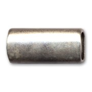 Irregular slip 28x13mm Antique Silver Plating