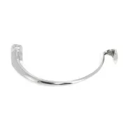 Intercalaire demi-bracelet 95 mm pour cordon - Antique Silver Plating x1