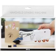 Mini sewing machine - manual and portable - White x1