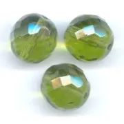 12 mm Facets - Olivine x5