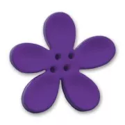 Orchid Button 40mm Violet x1