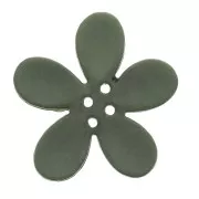 Orchid Button 30mm Khaki x1