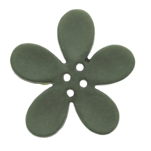Orchid Button 30mm Khaki x1
