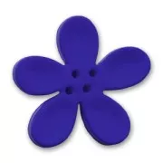 Orchid Button 20mm Dark Blue x1