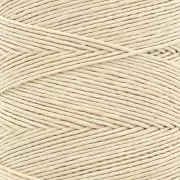 Spool of waxed linen thread 0.7 mm Cream n°16 x100g