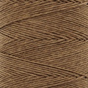 Spool of waxed linen thread 0.7 mm Light Brown n°5 x100g