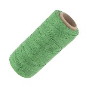 Spool of waxed linen thread 0.7 mm Lime Green n°21 x100g