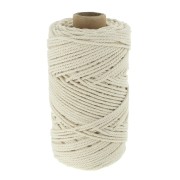 2mm cotton cord spool for macramé - Unbleached x100m|raw }}
