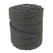 5mm Tinted cord - Bottle Macramé - Dark Grey x100m