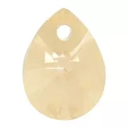 PureCrystal Mini Pear 6128  8mm Crystal Golden Shadow x1