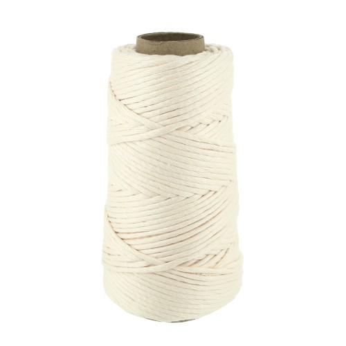 Suprême Cotton 3XL cord for macrame - Unbleached x75m