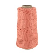 Suprême Cotton 3XL cord for macrame - Salmon x75m|raw }}