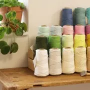 Suprême Cotton 3XL cord for macrame - Salmon x75m