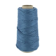 Suprême Cotton 3XL cord for macrame - Blue x75m|raw }}