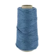 Suprême Cotton 3XL cord for macrame - Blue x75m