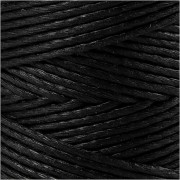Spool of 65 metres of 1 mm bamboo yarn - Black x1