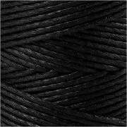 Spool of 65 metres of 1 mm bamboo yarn - Black x1
