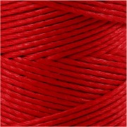 Spool of 65 metres of 1 mm bamboo yarn - Red x1