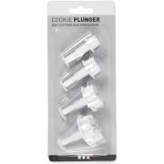 Set of 4 Cookie plungers for polymer clay - Flowers x1