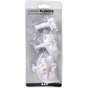 Set of 3 Cookie plungers for polymer clay - Snowflakes x1