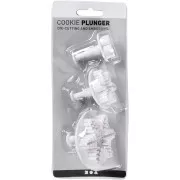 Set of 3 Cookie plungers for polymer clay - Snowflakes x1