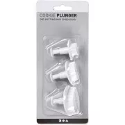 Set of 3 Cookie plungers for polymer clay - Leaves x1
