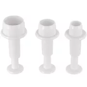 Set of 3 Cookie plungers for polymer clay - Circles x1