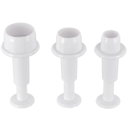 Set of 3 Cookie plungers for polymer clay - Circles x1
