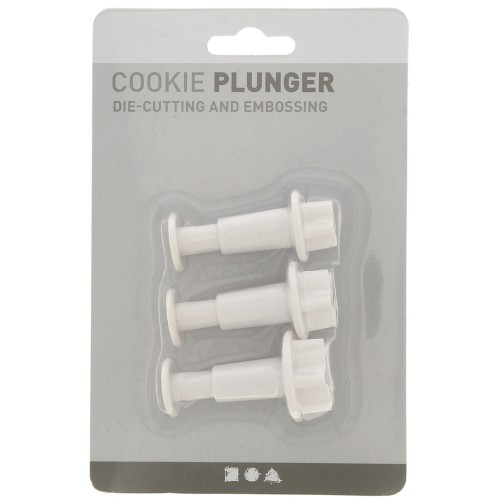 Set of 3 Cookie plungers for polymer clay - Stars x1