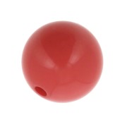 8mm Opaque resin bead - Coral Red x1|raw }}
