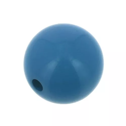8mm Opaque resin bead - Lapis Blue x1