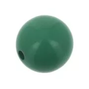 8mm Opaque resin bead - Green x1