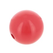 10mm Opaque resin bead - Light Red x1