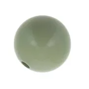 14mm Opaque resin bead - Verdigris x1
