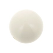 14mm Opaque resin bead - Ivory x1