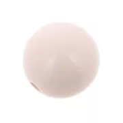 14mm Opaque resin bead - Pink Pastel x1