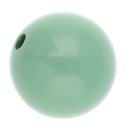 14mm Opaque resin bead - Green x1|raw }}