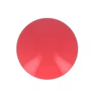12mm Opaque resin cabochon - Light Red x1