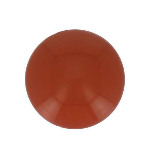 12mm Opaque resin cabochon - Terracotta x1