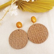 12mm Opaque resin cabochon - Verdigris x1