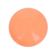 12mm Opaque resin cabochon - Coral x1